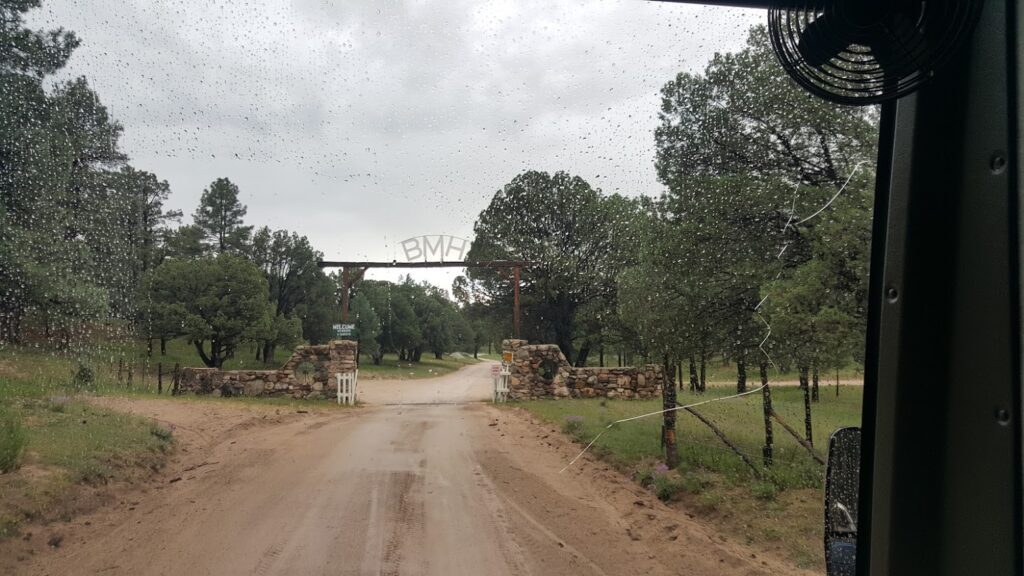 entrance to Burro mtn
