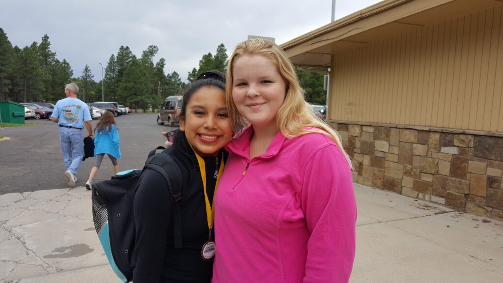 Kensi and Caitlynn in Flagstaff