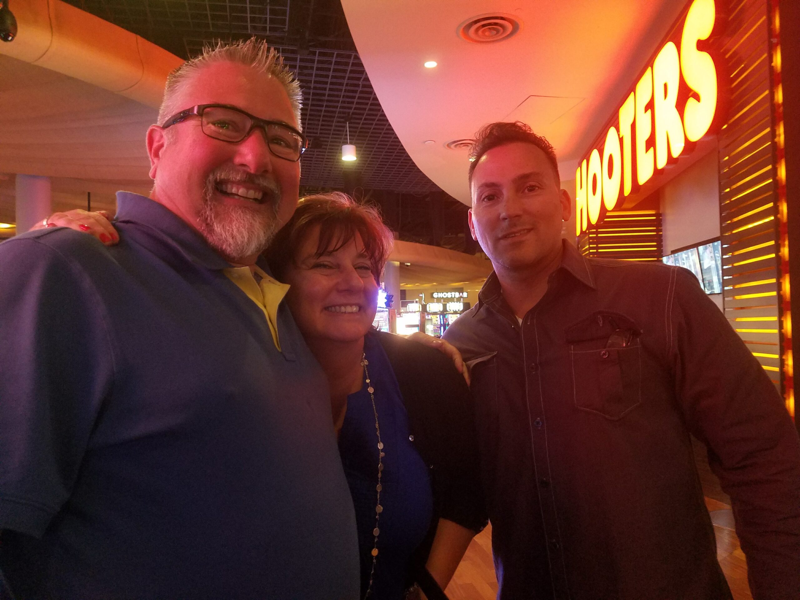 Valerie and Dave at the Palms