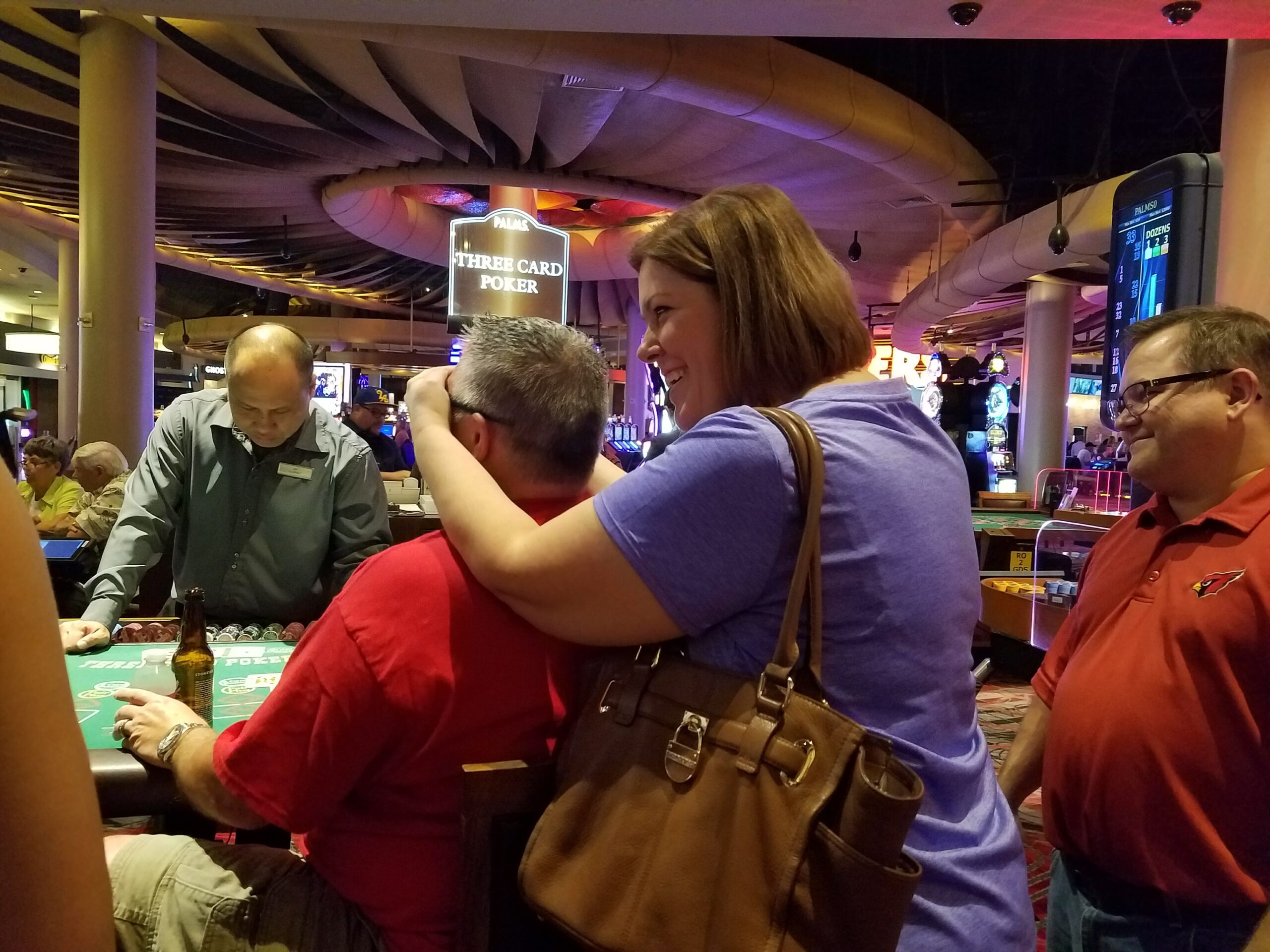 Jeff and Michelle arrive at the Palms